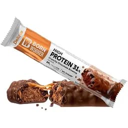 Батончик протеїновий Born Winner Deluxe зі смаком хрусткого шоколадного брауні 64 г