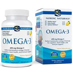 Жирные кислоты Nordic Naturals Omega-3 60 капсул