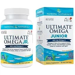 Жирні кислоти Nordic Naturals Ultimate Omega Junior 90 капсул