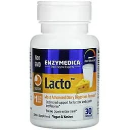 Натуральная добавка Enzymedica Lacto 30 капсул