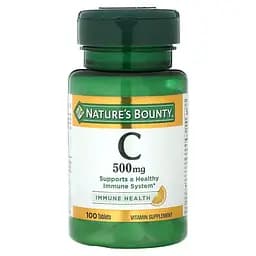 Вітаміни та мінерали Nature's Bounty Vitamin C 500 mg 100 таблеток