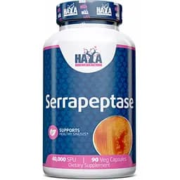 Натуральна добавка Haya Labs Serrapeptase 40000 SPU 90 вегакапсул