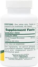 Натуральна добавка Natures Plus Bromelain 500 mg, 90 таблеток - мініатюра 2