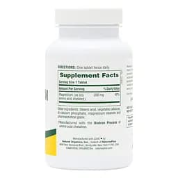 Магній NaturesPlus Magnesium 200 мг 90 таблеток - мініатюра 2