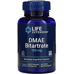 Натуральна добавка Life Extension DMAE Bitartrate 150 mg 200 вегакапсул