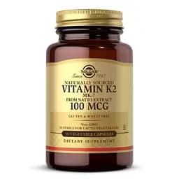 Вітаміни та мінерали Solgar Vitamin K2 100 mcg, 50 вегакапсул