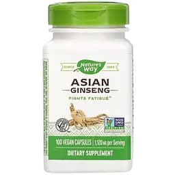 Азиатский женьшень Nature's Way Asian Ginseng корень 1120 мг 100 капсул