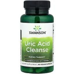 Комплекс для очищення від сечової кислоти Swanson Uric Acid Cleanse 60 веганських капсул