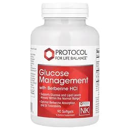 Берберин для регулирования уровня глюкозы Protocol for Life Balance Glucose Management 90 капсул