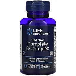 Комплекс вітамінів Life Extension BioActive Complete B-Complex 60 капсул