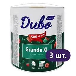 Паперові рушники Диво Premio Grande XL, двошарові, 3 рулони