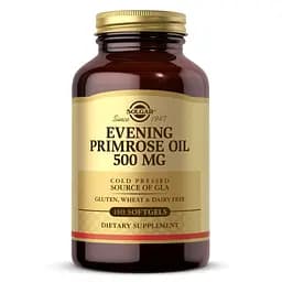 Жирные кислоты Solgar Evening Primrose Oil 500 mg 180 капсул