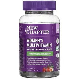 Мультивітаміни для жінок New Chapter Women's Multivitamin смак ягідно-цитрусовий 75 жувальних цукерок