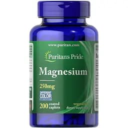 Вітаміни та мінерали Puritan's Pride Magnesium 250 мг 200 каплет