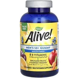 Вітамінно-мінеральний комплекс для чоловіків Nature's Way Men's 50+ Multivitamin 150 жувальних цукерок