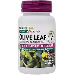 Оливкове листя повільного вивільнення Nature's Plus 30 таблеток
