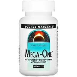Витамины и минералы Source Naturals Mega-One 60 таблеток