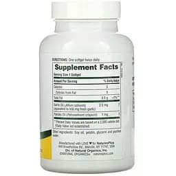 Часник і петрушка масло NaturesPlus 180 капсул - мініатюра 2