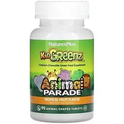 Вітамінно-мінеральний комплекс Nature's Plus Animal Parade KidGreenz 90 tabs (1086-2022-10-1497)