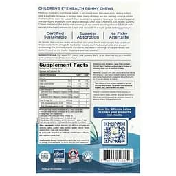 Здоров'я очей для дітей від 2 до 12 років Nordic Naturals Children's Eye Health полуничний лимонад без цукру 30 цукерок - мініатюра 2