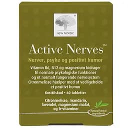 Добавка New Nordic Active Nerves для нервової системи 60 таблеток