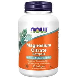 Магній цитрат Now Foods 134 мг 90 капсул