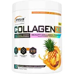 Для суглобів та зв'язок Genius Nutrition Collagen-X5 powder Pineapple 360 г