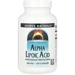 Альфа-ліпоєва кислота Source Naturals Alpha Lipoic Acid 300 мг 120 капсул