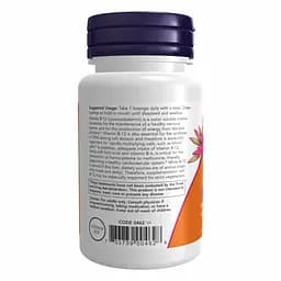 Вітаміни Now Foods B-12 5000 mcg + Folic 60 lozenges - мініатюра 3