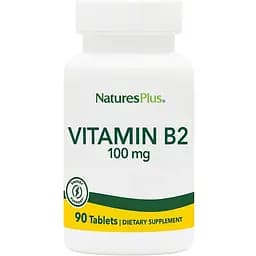 Витамины и минералы Natures Plus Vitamin B2 100 мг 90 таблеток