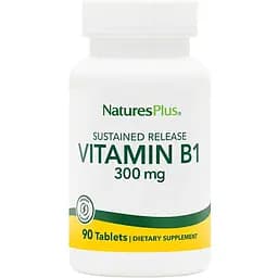 Витамины и минералы Natures Plus Vitamin B1 300 мг 90 таблеток