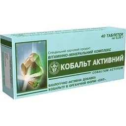 Кобальт активний Elit-Pharm 40 таблеток (0.25 г)