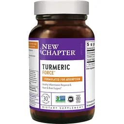 Куркумін New Chapter Turmeric Force 30 вегетаріанських капсул