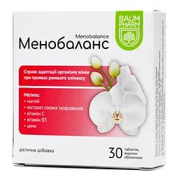 Менобаланс натуральна добавка Baum Pharm 30 таблеток