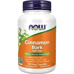 Кора корицы Now Foods Cinnamon Bark 600 мг 120 капсул