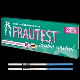 Тэст-полоска для определения беременности Frautest double control №2