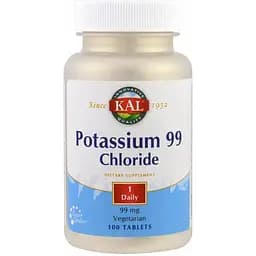 Калій хлорид KAL 99 мг 100 таблеток
