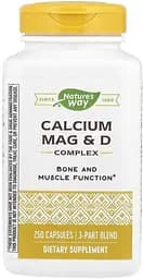 Вітаміни та мінерали Nature's Way Calcium Mag & D, 250 капсул