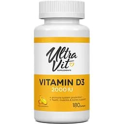 Вітаміни VPLab Vitamin D3 2000 IU 180 softgels (1086-2022-10-0309)