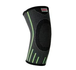 Компресійний налокітник MadMax MFA-283 3D Compressive elbow support Dark grey/Neon green (1 шт) M (MFA-283_M)
