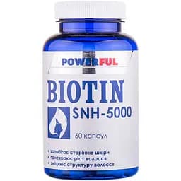 Біотин SNH-5000 Powerful 5000 мкг 60 капсул