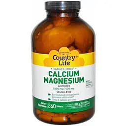 Кальцій + Магній Country Life 360 таблеток