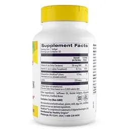 Натуральна добавка Healthy Origins Astaxanthin Triple Strength 12 mg 60 капсул - мініатюра 2