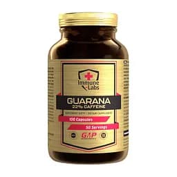 Екстракт гуарани Immune-Labs Guarana 22% Caffeine, 100 капсул для підтримки енергії