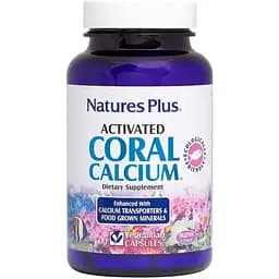 Активований кораловий кальцій NaturesPlus 90 вегетаріанських капсул