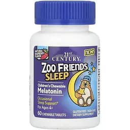 Дієтична добавка Zoo Friends Sleep 60 жувальних таблеток - мініатюра 1