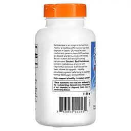 Натуральна добавка Doctor's Best Nattokinase, 270 вегакапсул - мініатюра 3