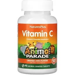 Вітаміни Nature's Plus Vit C Chewable 90 tabs (1086-2022-10-2863)