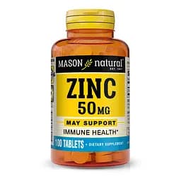 Вітаміни та мінерали Mason Natural Zinc 50 mg 100 таблеток