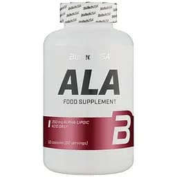 Витамины и минералы BiotechUSA Alpha Lipoic Acid (ALA) 250 мг 50 капсул